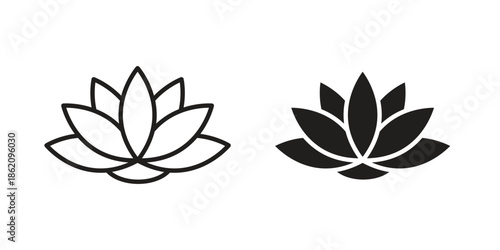 Protea icons in trendy flat style. symbol for your web site design, app, UI Vector EPS 10.