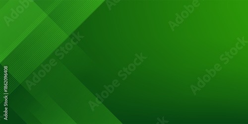 Abstract green sporty background template vector with shiny lines and lights. Green background with strong pattern design.Eps10 vector
