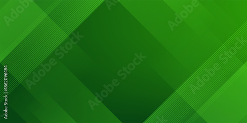 Abstract green sporty background template vector with shiny lines and lights. Green background with strong pattern design.Eps10 vector