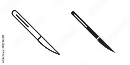 Scalpel icons in trendy flat style. symbol for your web site design, app, UI Vector EPS 10.