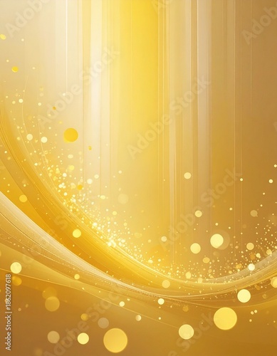 Light yellow vertical gradient with delicate glowing bokeh spots.