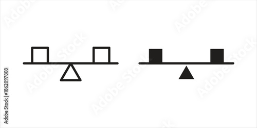 Stability icons in trendy flat style. symbol for your web site design, app, UI Vector EPS 10.