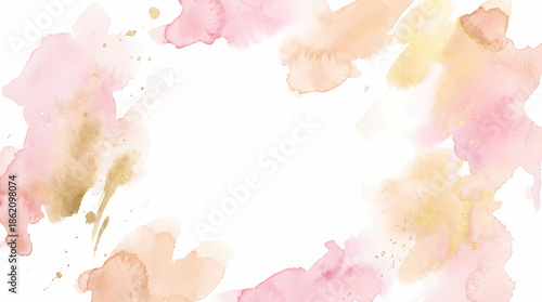 abstract background with watercolor splashes