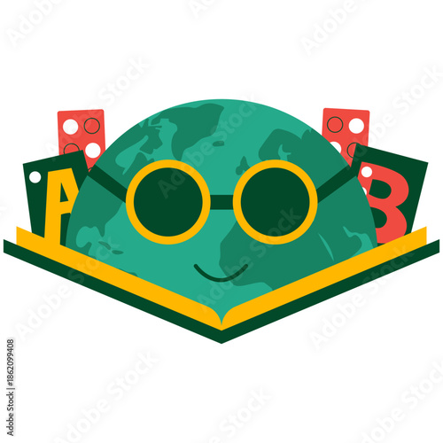 World braille day illustration. Vector isolated.