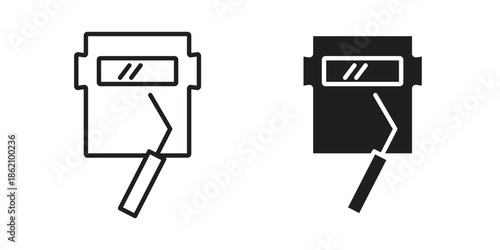 Welding icons in trendy flat style. symbol for your web site design, app, UI Vector EPS 10.