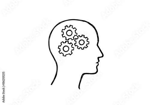 Problem Solving hand drawn simple sketch vector illustration