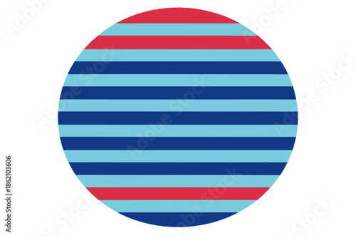 vector illustration of an striped circle texture