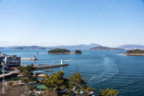 beautiful scenery of Geoje Island South Sea