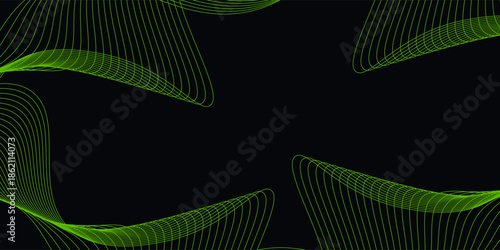 Dotted wave line pattern. Black halftone undulate net background. Abstract stipple particle flow wallpaper. Curved dashed gradient element for poser, banner, presentation, booklet, flyer. Vector