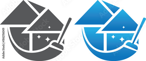 Abstract Real Estate Roof Logo Design Modern House Icon