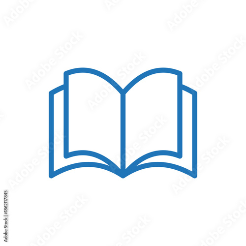 Trendy Book Stationery Education Icon Vector Template Illustration Design
