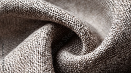 Natural Linen Fabric Texture Background