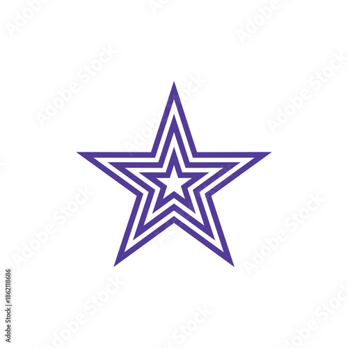 Star Icon Trendy Vector Template Illustration Logo Design