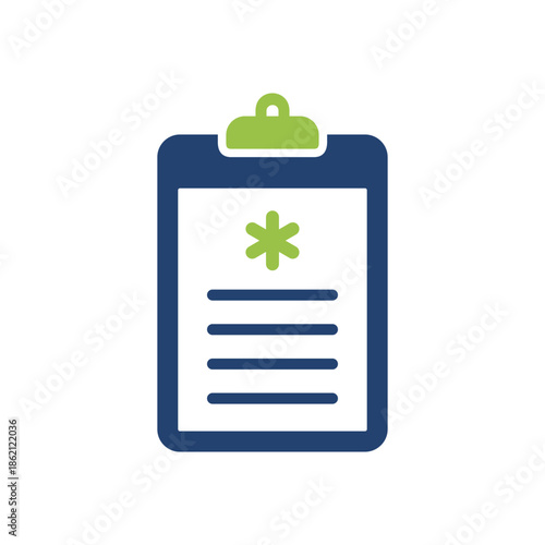 Health Care Diagnosis Cross Sign Clipboard Icon Vector Template Illustration Design