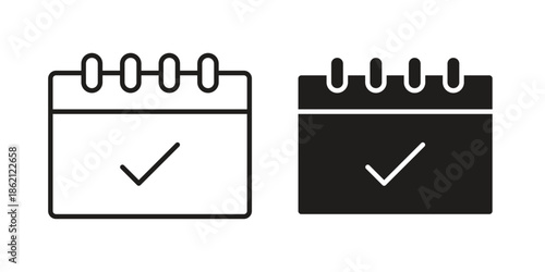 Appointment icons symbol template for graphic and web design