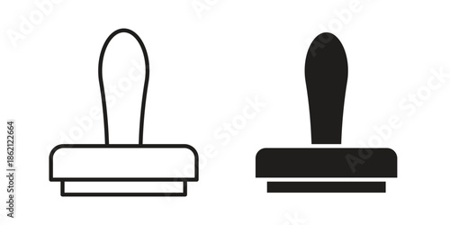 Approval stamp icons symbol template for graphic and web design