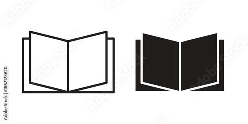 Book icons symbol template for graphic and web design