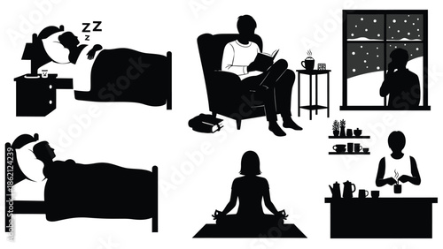 Relaxing activities for a peaceful night