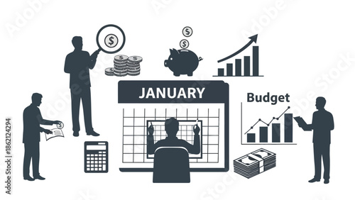 Creating a budget plan for january financial success
