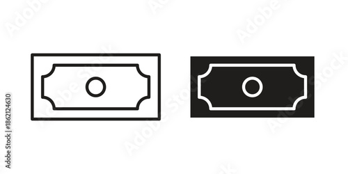 Cash icons symbol template for graphic and web design