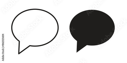 Comments icons symbol template for graphic and web design