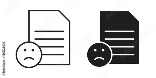 Complaint icons symbol template for graphic and web design