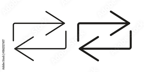Exchange icons symbol template for graphic and web design