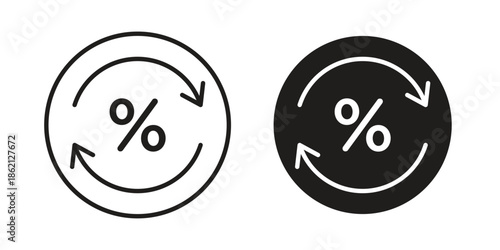 Exchange rate icons symbol template for graphic and web design