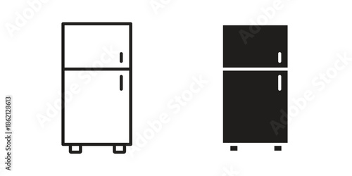 Fridge icons symbol template for graphic and web design