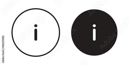 Info icons symbol template for graphic and web design