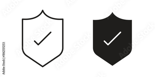 Insured icons symbol template for graphic and web design