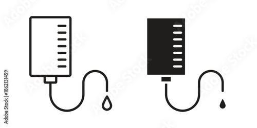 IV drip icons symbol template for graphic and web design