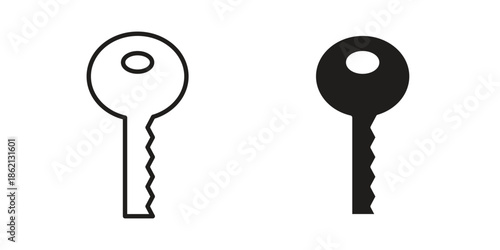key icons symbol template for graphic and web design