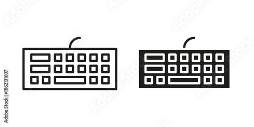 Keyboard icons symbol template for graphic and web design