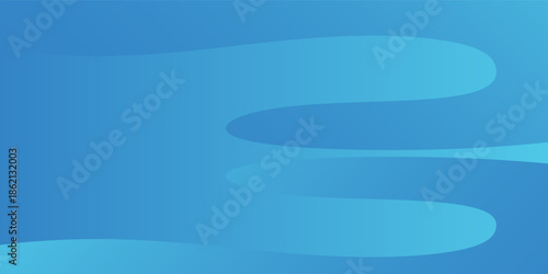 Abstract Geometric Background with Blue Colorful Gradient . Modern background design. Liquid color. Fluid shapes composition. Fit for presentation design