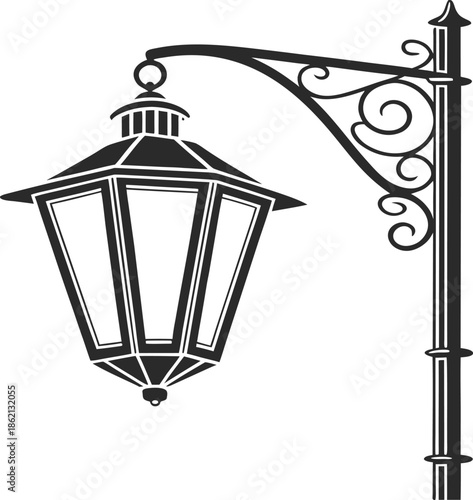 vintage street lamp