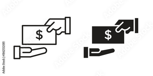 loan icons symbol template for graphic and web design