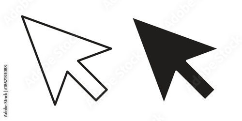 Mouse icons symbol template for graphic and web design