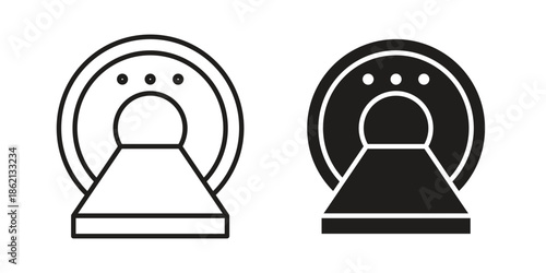MRI icons symbol template for graphic and web design