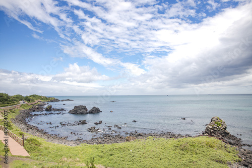 Wallpaper Mural beach and clouds Torontodigital.ca