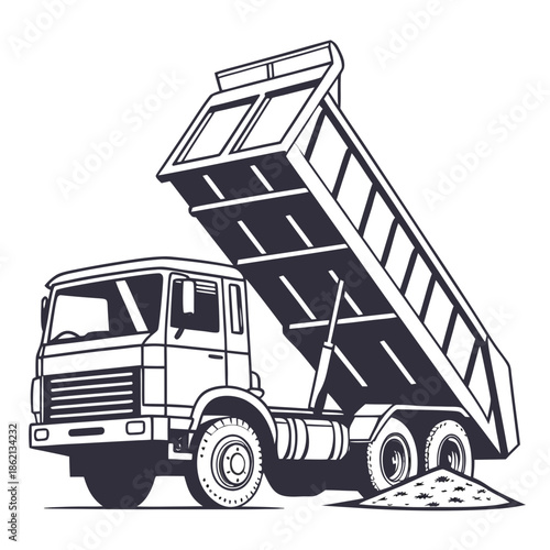 truck vector illustration