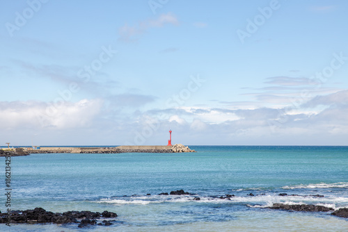 Wallpaper Mural cargo ship on the sea Torontodigital.ca