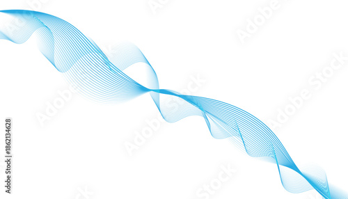 Abstract colorful sound, voice, music curved and wave lines background. Abstract volume voice technology vibrates wave and music background. 