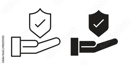 Policyholder icons symbol template for graphic and web design