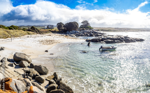 Bay of fires conservation area in Tasmania