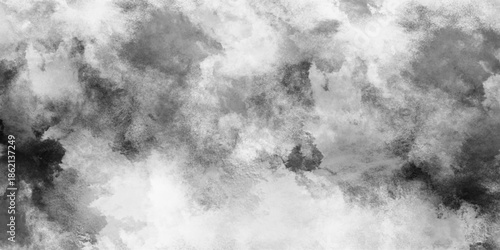 Black bold grainy distressed watercolor paint stains and blotches, aConcrete old and grainy wall white color grunge texture. ckground texture, old vintage grunge with marbled watercolor painted design