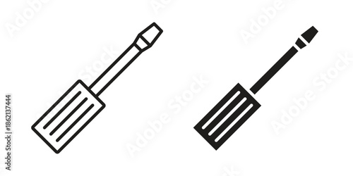 Screwdriver icons symbol template for graphic and web design