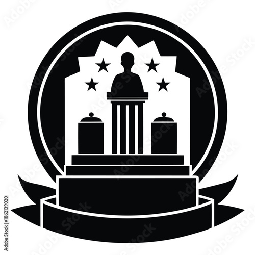 historical tribute vector on white background