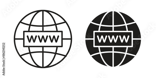 Website icons symbol template for graphic and web design