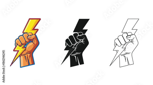 Weightlifter performing an overhead press in silhouette and outline views